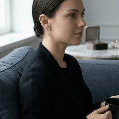 925 Ayar Gümüş 1,2 cm Çaplı  Halka Küpe – Minimal ve Şık Tasarım