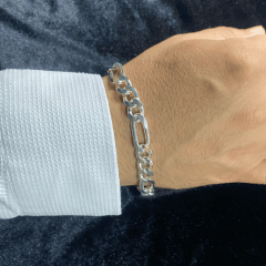 925 Ayar Gümüş Bileklik (Düz Zincir)