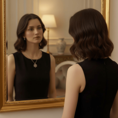 925 Ayar Gümüş Kolye (Kar Tanesi Figürlü)