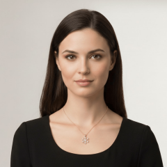 925 Ayar Gümüş Kolye (Kar Tanesi Figürlü)