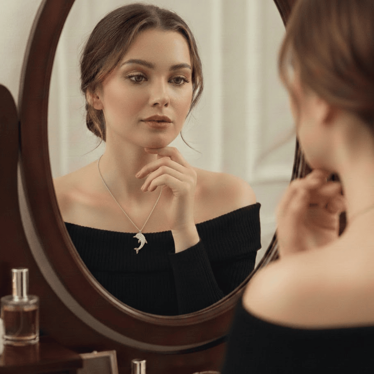 925 Ayar Gümüş Kolye (Yunus Figürlü)