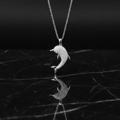 925 Ayar Gümüş Kolye (Yunus Figürlü)