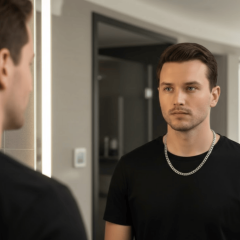 925 Ayar Gümüş Gurmet Erkek Zincir Kolye