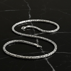 925 Ayar Gümüş Kral Erkek Zincir Kolye