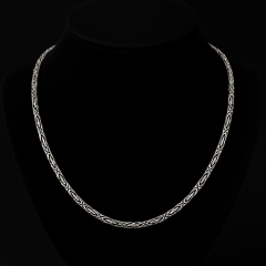 925 Ayar Gümüş Kral Erkek Zincir Kolye