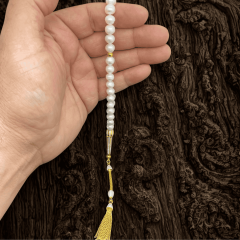 İnci Beyazı Özel Tasarım Tesbih