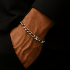 925 Ayar Gümüş Bileklik (Düz Zincir İnce)