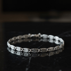 Erkek 925 Ayar Gümüş Zincir Bileklik