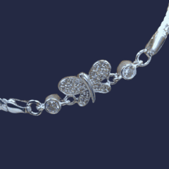 925 Ayar Gümüş Kelebek Bileklik