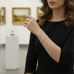 925 Ayar Gümüş Kelebek Bileklik