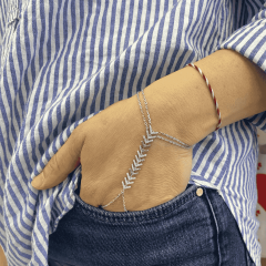 925 Ayar Gümüş El Zinciri (Hand Chain)
