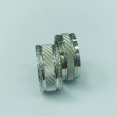 925 Ayar Gümüş Düz Alyans  (Parıltı Serisi)