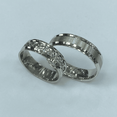 925 Ayar Gümüş Alyans (Sade & Desenli )