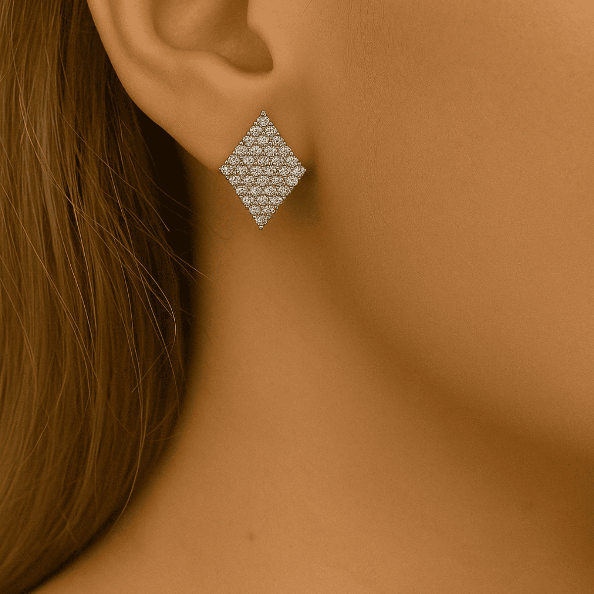 925 Ayar Taşlı Gümüş Küpe