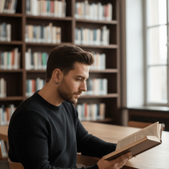 Çelik Erkek Küpe Çift Renk Mat & Parlak Siyah Gümüş Tasarım (Tekli)