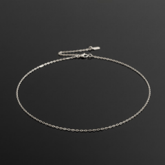 925 Ayar İnce Figaro (hayalet) Gümüş Zincir