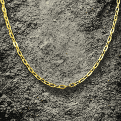 925 Ayar Halka Zincir (Altın Kaplama)