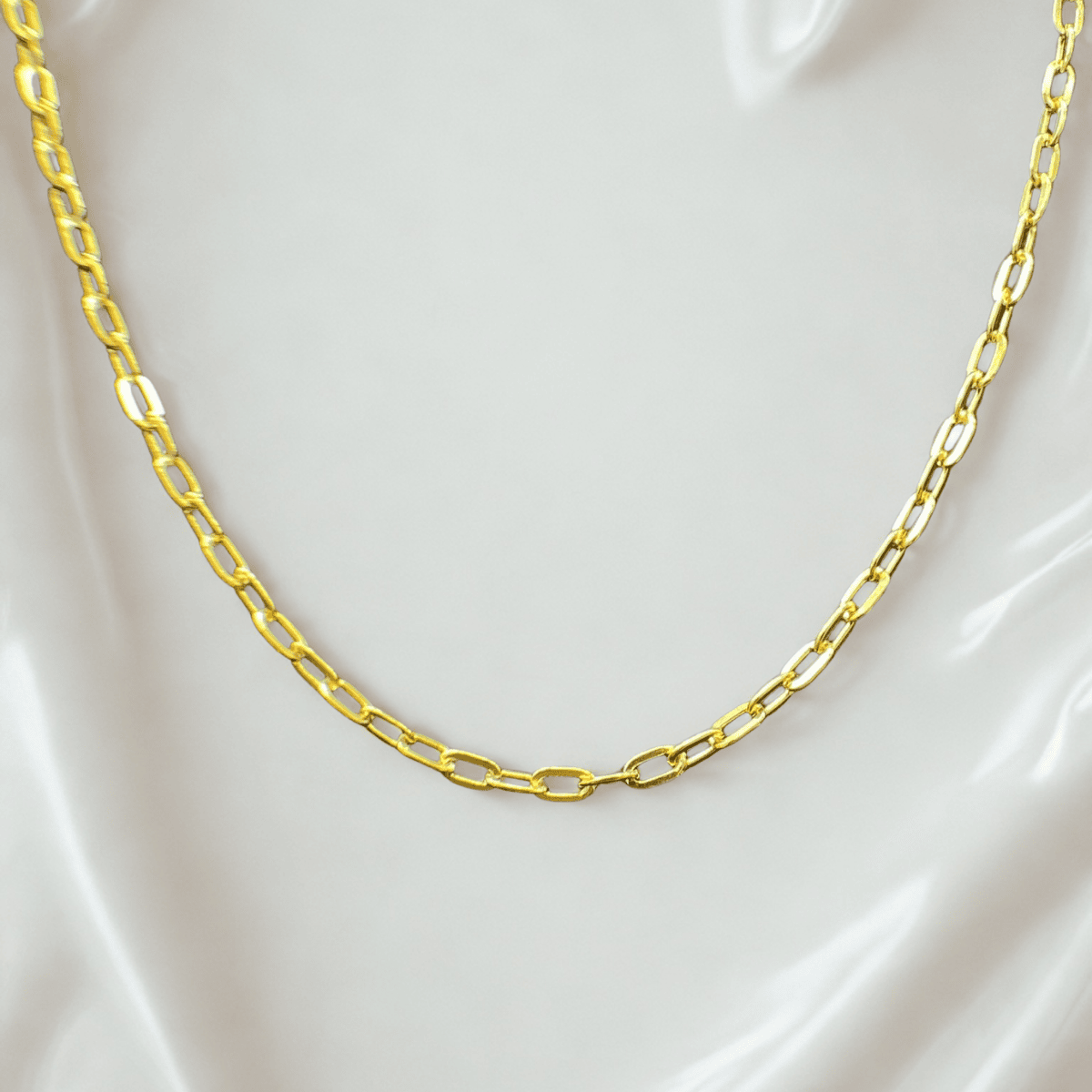 925 Ayar Halka Zincir (Altın Kaplama)