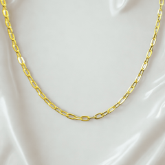 925 Ayar Halka Zincir (Altın Kaplama)