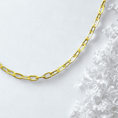 925 Ayar Halka Zincir (Altın Kaplama)