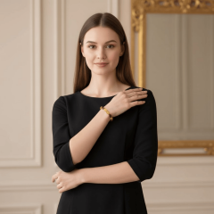 Doğal Kehribar Bileklik – El Yapımı Faset Kesim Doğal Taş Bileklik