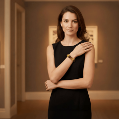 Renkli Doğal Kehribar Bileklik – El Yapımı Çok Renkli Doğal Taş Bileklik