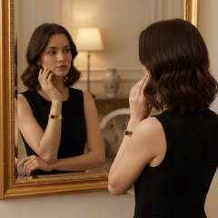 Renkli Doğal Kehribar Bileklik