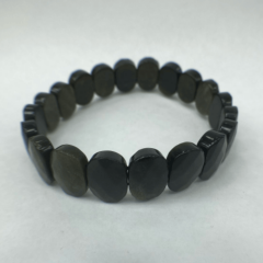 Doğal Labradorit Taşı Bileklik – Fasetli Parlak Doğal Taş Bileklik