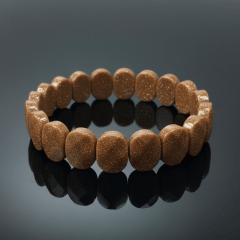 Kahverengi Yıldız Taşı (Gold Sandstone) Bileklik – Doğal Taş Kadın Bileklik