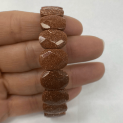 Kahverengi Yıldız Taşı (Gold Sandstone) Bileklik