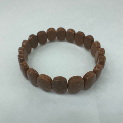 Kahverengi Yıldız Taşı (Gold Sandstone) Bileklik