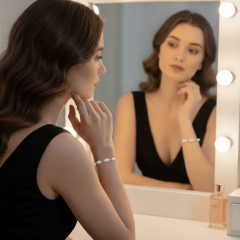 925 Ayar Gümüş Fil Figürlü Taşsız Bileklik – Minimalist Kadın Bileklik