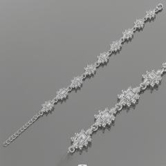 925 Ayar Baget Zirkon Taşlı Bileklik