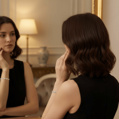 925 Ayar Gümüş Baget Zirkon Taşlı Bileklik – Kadın Şık Bileklik