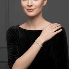 925 Ayar Gümüş Parlak Zincir Bileklik