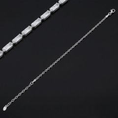 925 Ayar Gümüş Parlak Zincir Bileklik