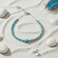 925 Ayar Turkuaz Göz & Miyuki Halhal