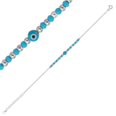 925 Ayar Turkuaz Göz & Miyuki Halhal