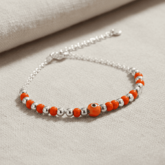 925 Ayar Turuncu Göz & Miyuki Halhal