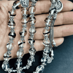 KİŞİYE ÖZEL SAÇ TELİNDEN ''EL YAPIMI'' TESPİH