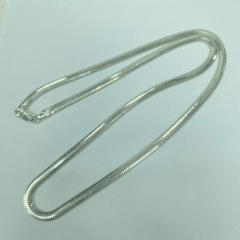 925 Ayar Gümüş Balıksırtı Zincir Kolye