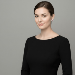 Zirkon Taşlı Çiçek Model Kırmızı Taşlı Gümüş Renk Küpe