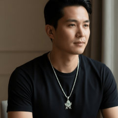 Gümüş Zülfikar Erkek Kolye