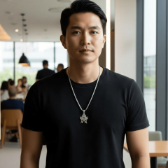 Gümüş Zülfikar Erkek Kolye