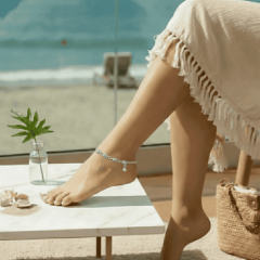 925 Ayar Fil Figürlü Gümüş Halhal – Minimal ve Şık Tasarım